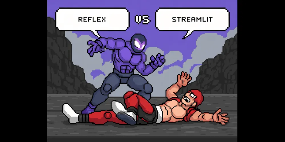 Image preview for blog post: Reflex vs Streamlit