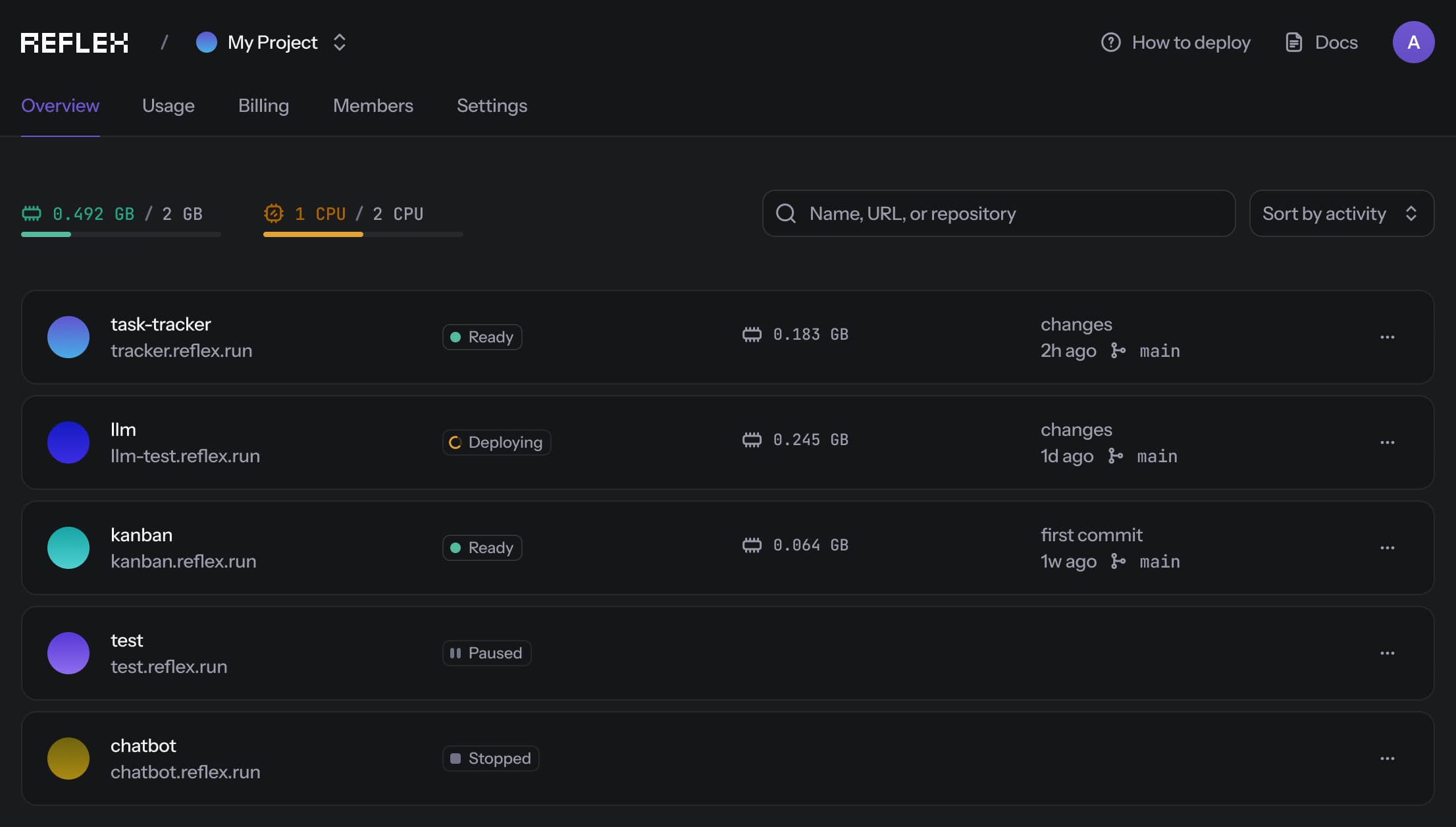 Reflex Hosting Preview